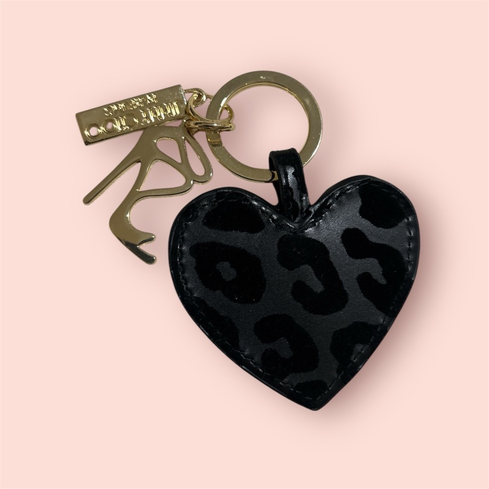 Jimmy Choo Parfums  Black Heart Keychain